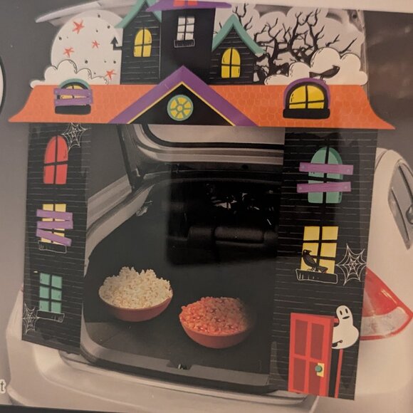 NWT Spooky Haunted House Halloween Door Car Trunk Decorating Kit Michael's Decor - Picture 1 of 9